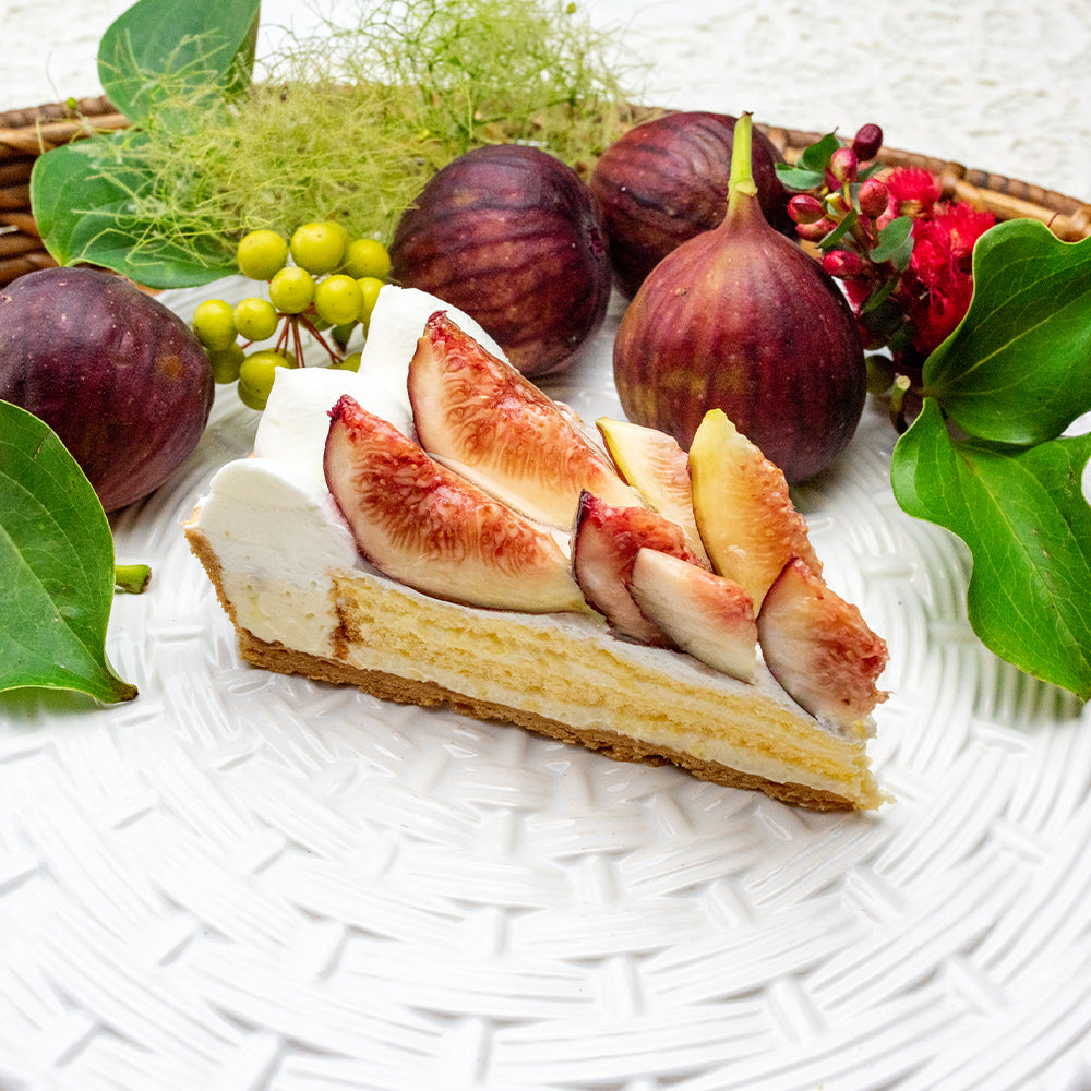 イチジクのタルト ~ショートケーキ風~