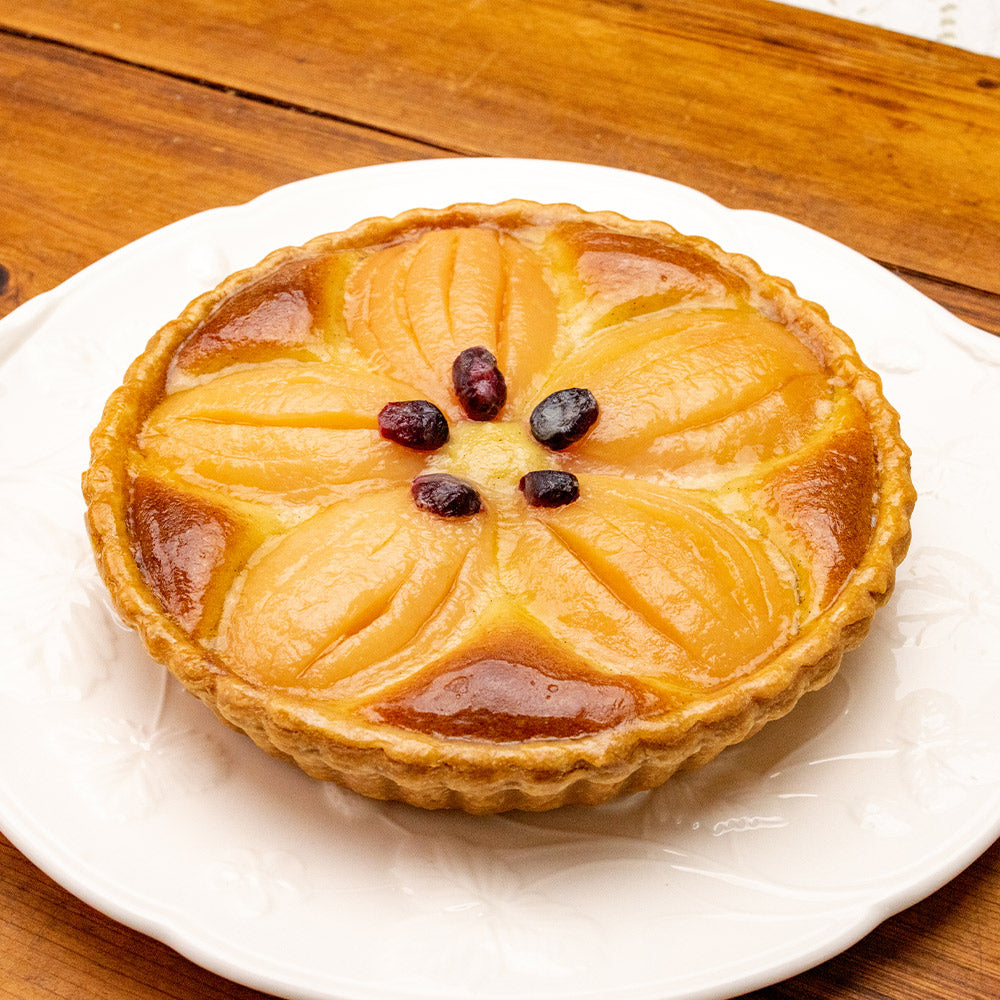 "Shimizu White Peach" Tart (15cm: Frozen Type)