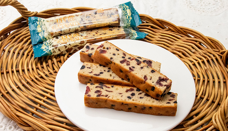 【新作】クランベリーとブルーべリーパウンドのバトン