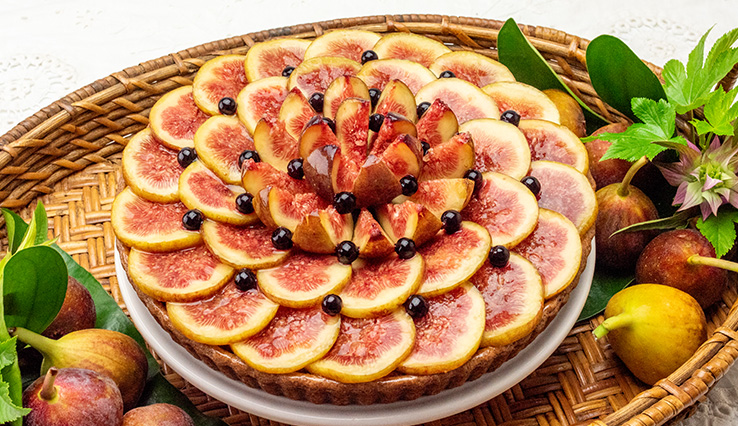【店舗限定】福岡県産 イチジク“とよみつひめ”とチョコレートクリームのタルト