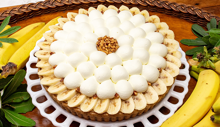 “極味王（きわみおう）”バナナのショートケーキタルト 〜コーヒー風味〜