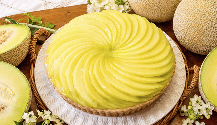 特選 静岡県袋井産 クラウンメロンのタルト