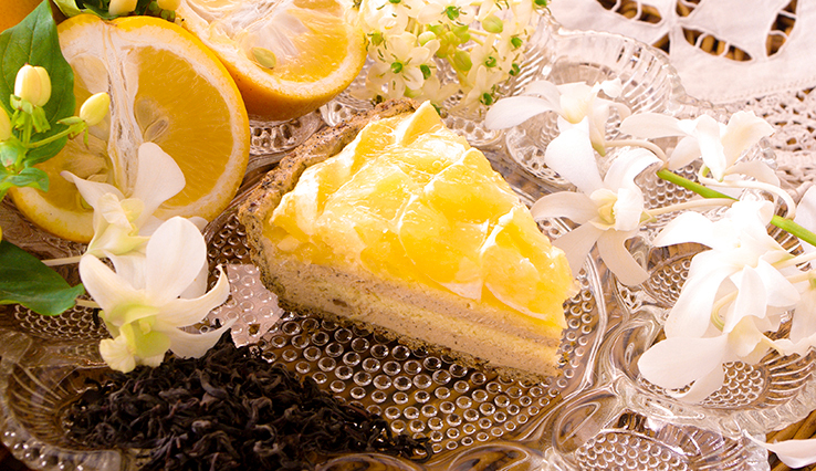 【店舗限定】静岡県産 ニューサマーオレンジと丸子紅茶(紅富貴)のタルト