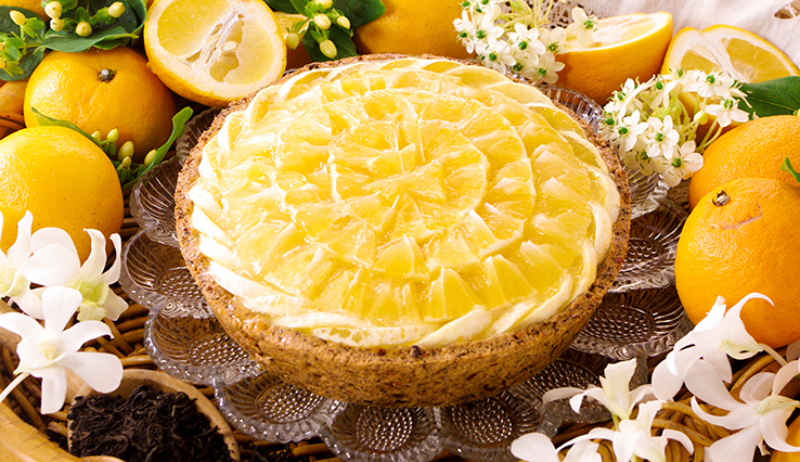 【店舗限定】静岡県産 ニューサマーオレンジと丸子紅茶(紅富貴)のタルト