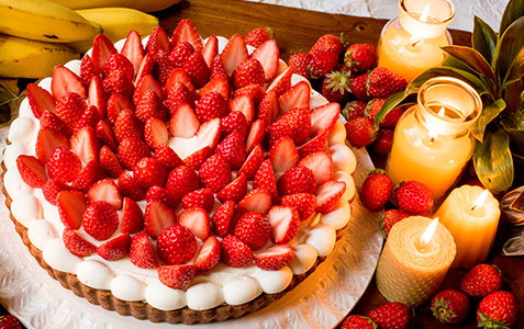 キャンドルナイトケーキ 〜イチゴバージョン〜