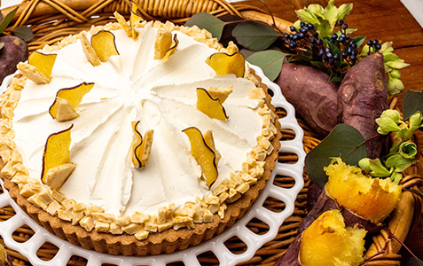 茨城県産 “旭甘十郎”のタルト