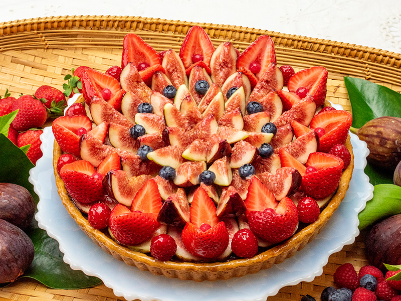 イチジクとチョコレートのタルト 〜マダガスカル産カカオ〜